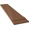 Ekena Millwork True Fit PVC, Two Board Joined Board-n-Batten Shutters w/Z-Bar, Burnt Toffee , 10 3/4W x 28H, PR TFP102BBF11X028BT - alternate 5